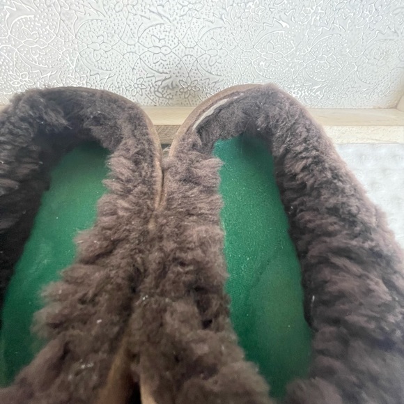 Merrell Brown Suede Lined Clogs Slip On Size 7.5 - Picture 3 of 9